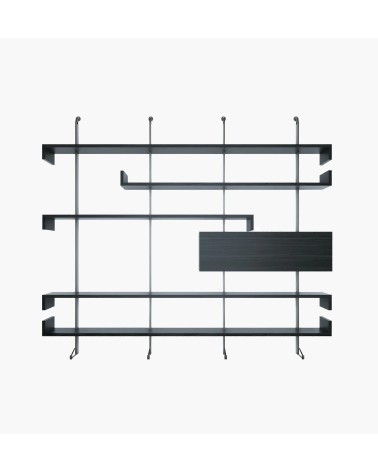 Plan Bücherregal Tonin Casa – Modulares Wandsystem | BHOME by Arredi Barbàra