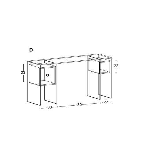Console design Marcell Tonelli | BHOME by Arredi Barbàra
