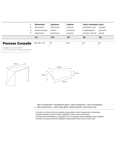 Consolle Penrose Tonelli di design | BHOME by Arredi Barbàra