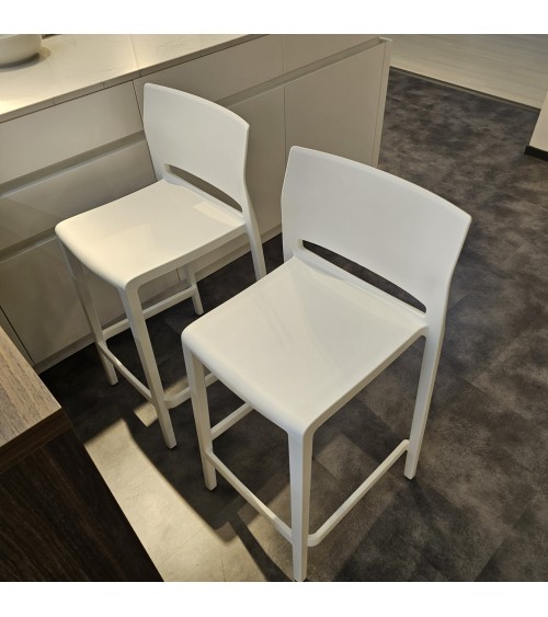Sgabello Dakota VENETA CUCINE Bianco | Bhome by Arredi Barbàra