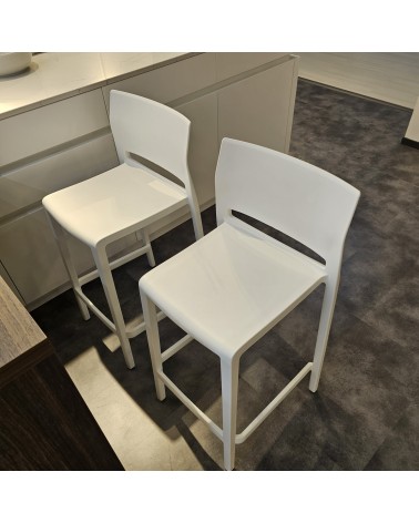 Sgabello Dakota VENETA CUCINE Bianco | Bhome by Arredi Barbàra