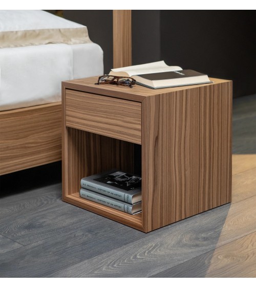 Mesita de noche Cubò TONIN CASA | Diseño contemporáneo | Bhome