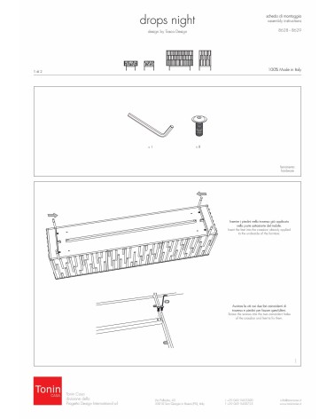 Drops Night TONIN CASA | Gruppo notte di design | Bhome