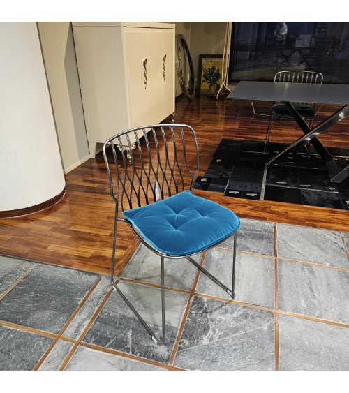 Sedia Freak BONTEMPI CASA Argento Naturale | Bhome by Arredi Barbàra