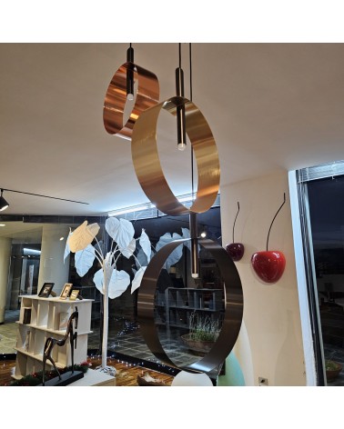 Lampadario Led Loop RIFLESSI | Sospensione di design | Bhome