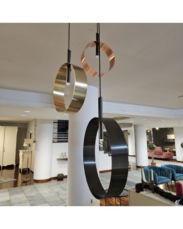 Lampadario Led Loop RIFLESSI | Sospensione di design | Bhome