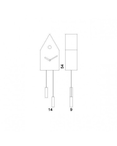 24k Cuckoo Clock PROGETTI | BHOME Arredi Barbàra