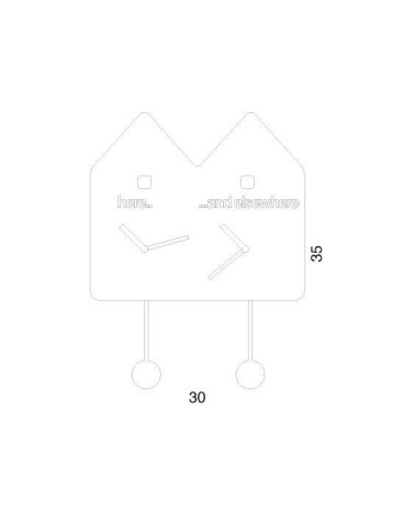 Reloj Double Q PROGETTI | BHOME by Arredi Barbàra