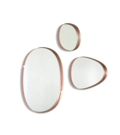 Specchio Lumiere RIFLESSI Oro Rosa | Bhome by Arredi Barbàra