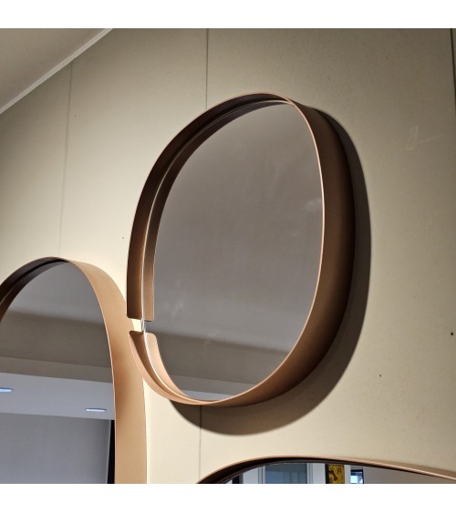 Specchio Lumiere RIFLESSI 55×55 Oro Rosa | Bhome by Arredi Barbàra