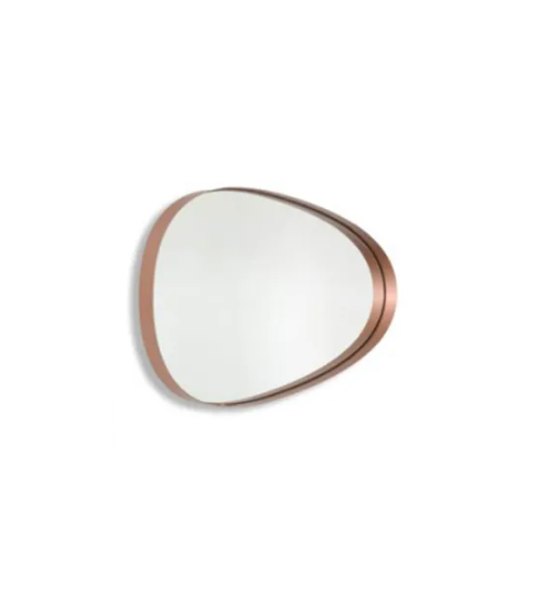 Specchio Lumiere RIFLESSI 110×70 Oro Rosa | Bhome by Arredi Barbàra