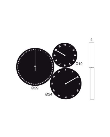 H:M:S: Wanduhr – PROGETTI | BHOME by Arredi Barbàra