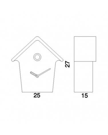 Reloj de cuco Mochi Mochi – PROGETTI | BHOME by Arredi Barbàra