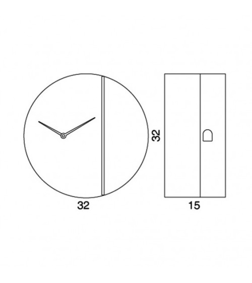 Reloj de cuco Peek-a-koo – PROGETTI | BHOME by Arredi Barbàra