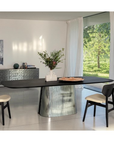 Table “Adone Plissé” – TONIN CASA | BHOME by Arredi Barbàra