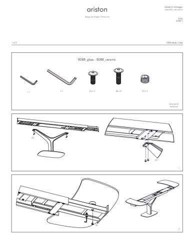 Table “Ariston” – TONIN CASA | BHOME by Arredi Barbàra