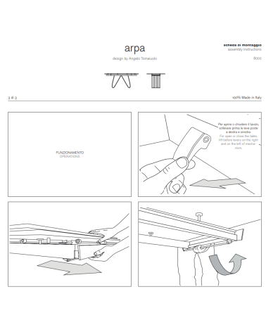 Mesa “Arpa” – TONIN CASA | BHOME by Arredi Barbàra