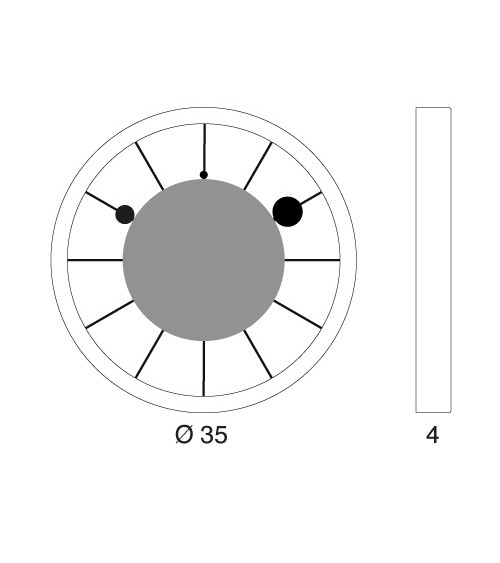 Horloge Roulette PROGETTI | BHOME by Arredi Barbàra