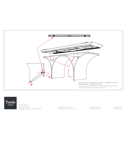 Arco Ext Table TONIN CASA | BHOME by Arredi Barbàra