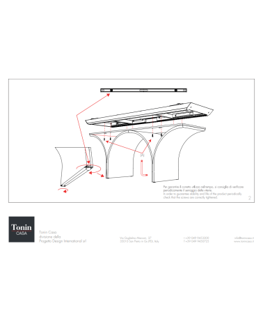 Arco Ext Table TONIN CASA | BHOME by Arredi Barbàra