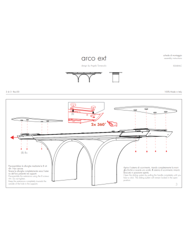 Arco Ext Table TONIN CASA | BHOME by Arredi Barbàra