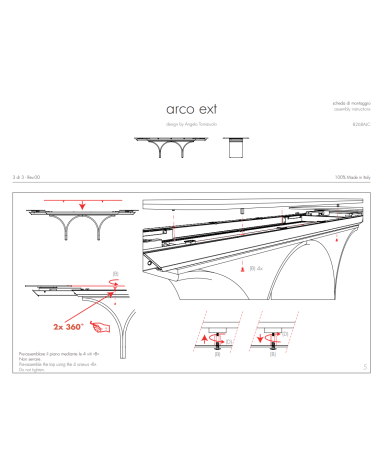 Arco Ext Table TONIN CASA | BHOME by Arredi Barbàra