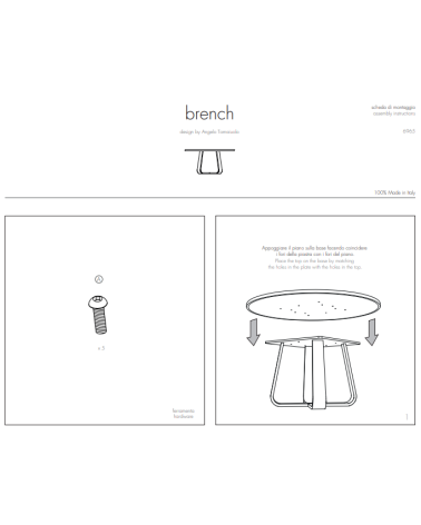 Tavolo Branch TONIN CASA | BHOME by Arredi Barbàra