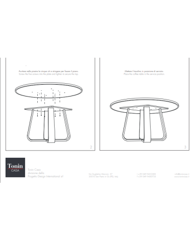 Branch Table TONIN CASA | BHOME by Arredi Barbàra