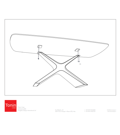 Mesa Calliope XXL TONIN CASA | BHOME by Arredi Barbàra