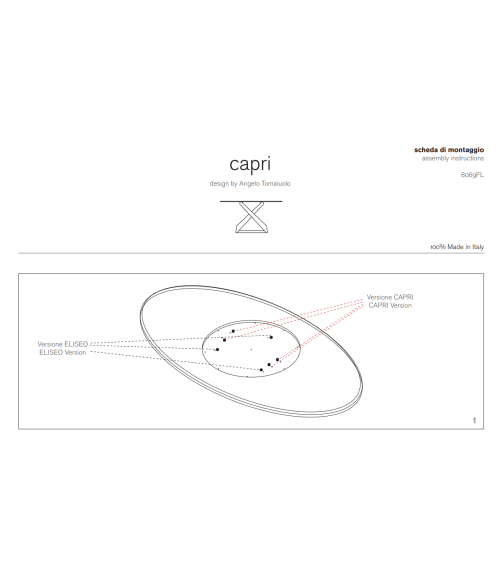 Tavolo Capri TONIN CASA | BHOME by Arredi Barbàra