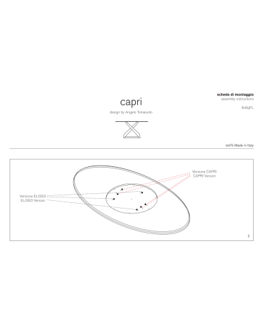 Capri Table TONIN CASA | BHOME by Arredi Barbàra