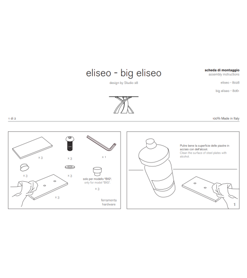 Tavolo Eliseo TONIN CASA | BHOME by Arredi Barbàra