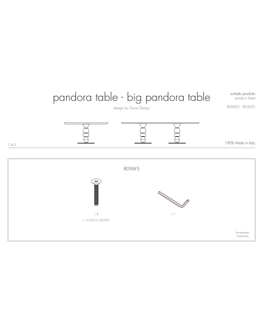 Tavolo Pandora TONIN CASA | BHOME by Arredi Barbàra