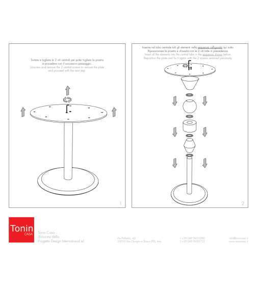 Pandora Table TONIN CASA | BHOME by Arredi Barbàra