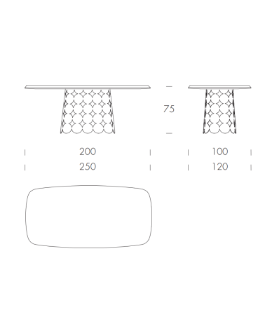 Pois Table TONIN CASA | BHOME by Arredi Barbàra