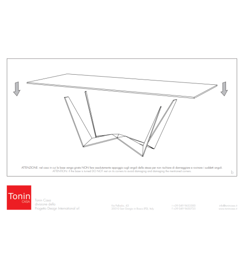 Reverse Table TONIN CASA | BHOME by Arredi Barbàra