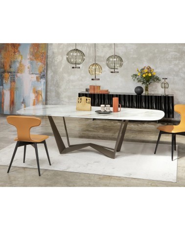 Reverse Artistic Glass Table TONIN CASA | BHOME by Arredi Barbàra