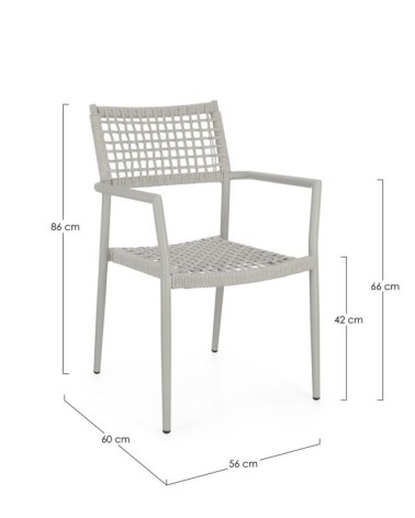 Sedia outdoor Caleta BIZZOTTO | BHOME by Arredi Barbàra