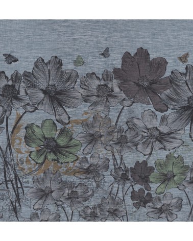 Wallpaper “Jeans Flowers” – TONIN CASA | BHOME by Arredi Barbàra