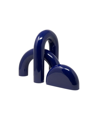 Set 3 Sculture ARCH in ceramica blu – ADRIANI E ROSSI | BHOME by Arredi Barbàra