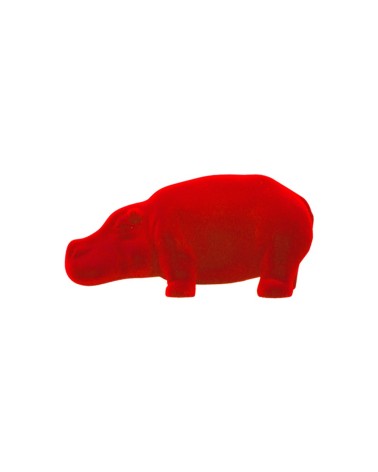 Scultura HIPPO medium rubino – ADRIANI E ROSSI | BHOME by Arredi Barbàra