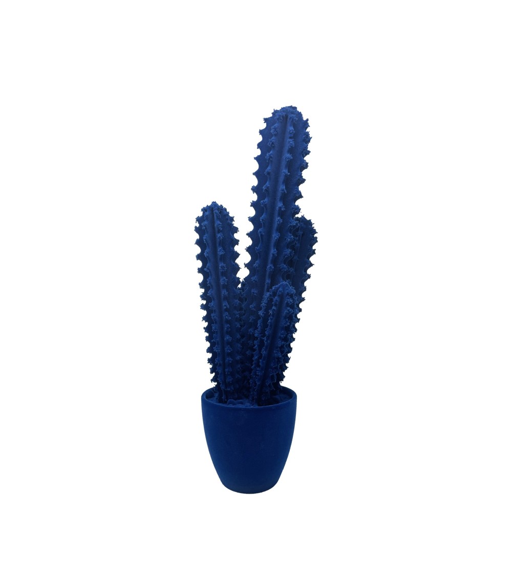 Pianta artificiale PRICKLY CACTUS petrolio – ADRIANI E ROSSI | BHOME by Arredi Barbàra