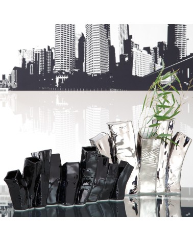 Vaso SKYLINE LONG in ceramica – ADRIANI E ROSSI | BHOME by Arredi Barbàra
