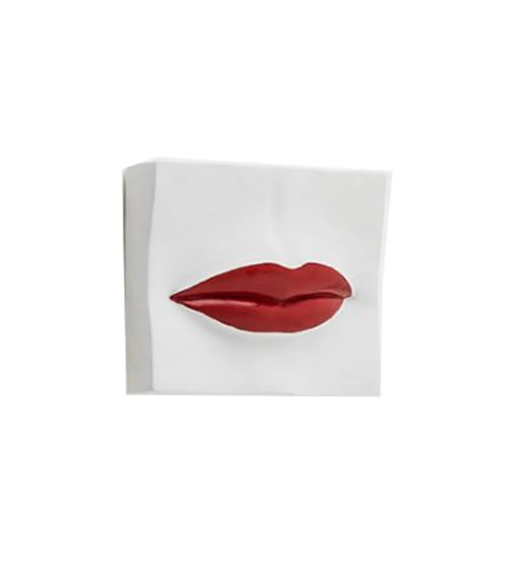 Pannello BOCCA piccolo bianco e rosso – ADRIANI E ROSSI | BHOME by Arredi Barbàra