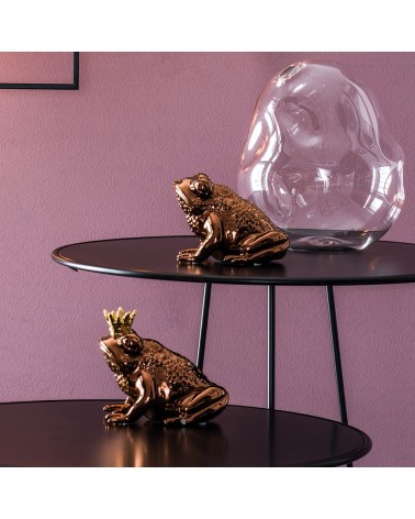 Escultura rana “PRINCE” oxyd oro rosa – ADRIANI E ROSSI | BHOME