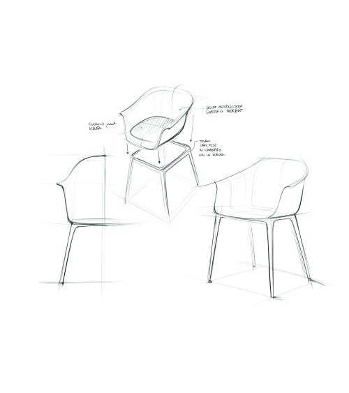 Chaise outdoor Sofia MY YOUR | Bhome by Arredi Barbàra