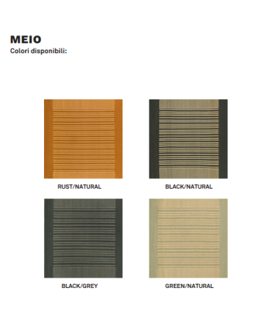 Meio Black/Natural Rug KARPETA | Bhome by Arredi Barbàra