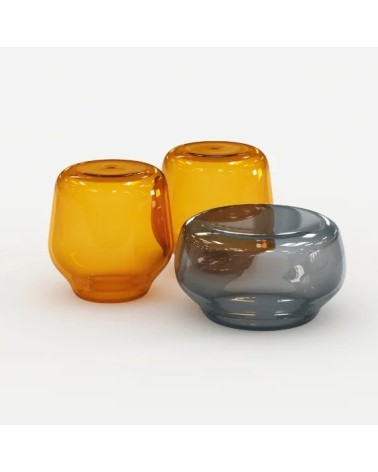 Table basse OASIS ambre foncé TONELLI DESIGN Ø60 | Bhome by Arredi Barbàra