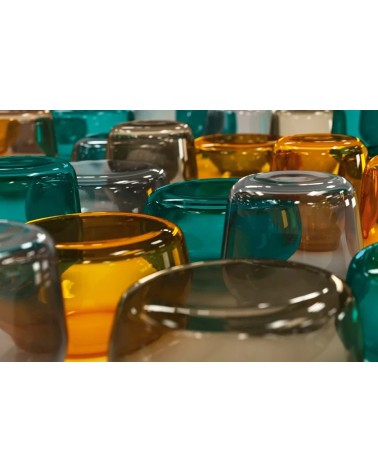 Table basse OASIS ambre foncé TONELLI DESIGN Ø60 | Bhome by Arredi Barbàra