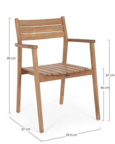 Adriel Outdoor Chair BIZZOTTO | Bhome by Arredi Barbàra